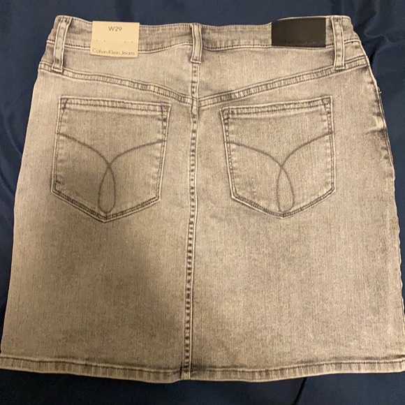 Brand New/Never worn Calvin Klein Denim Skirt - Picture 3 of 5